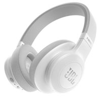 JBL E65 Bluetooth Wireless over ear noise cancelling headphones White